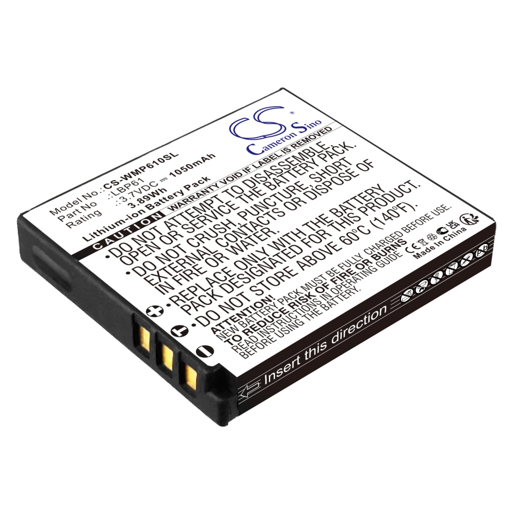 Batterijen Audio device batteries CS-WMP610SL