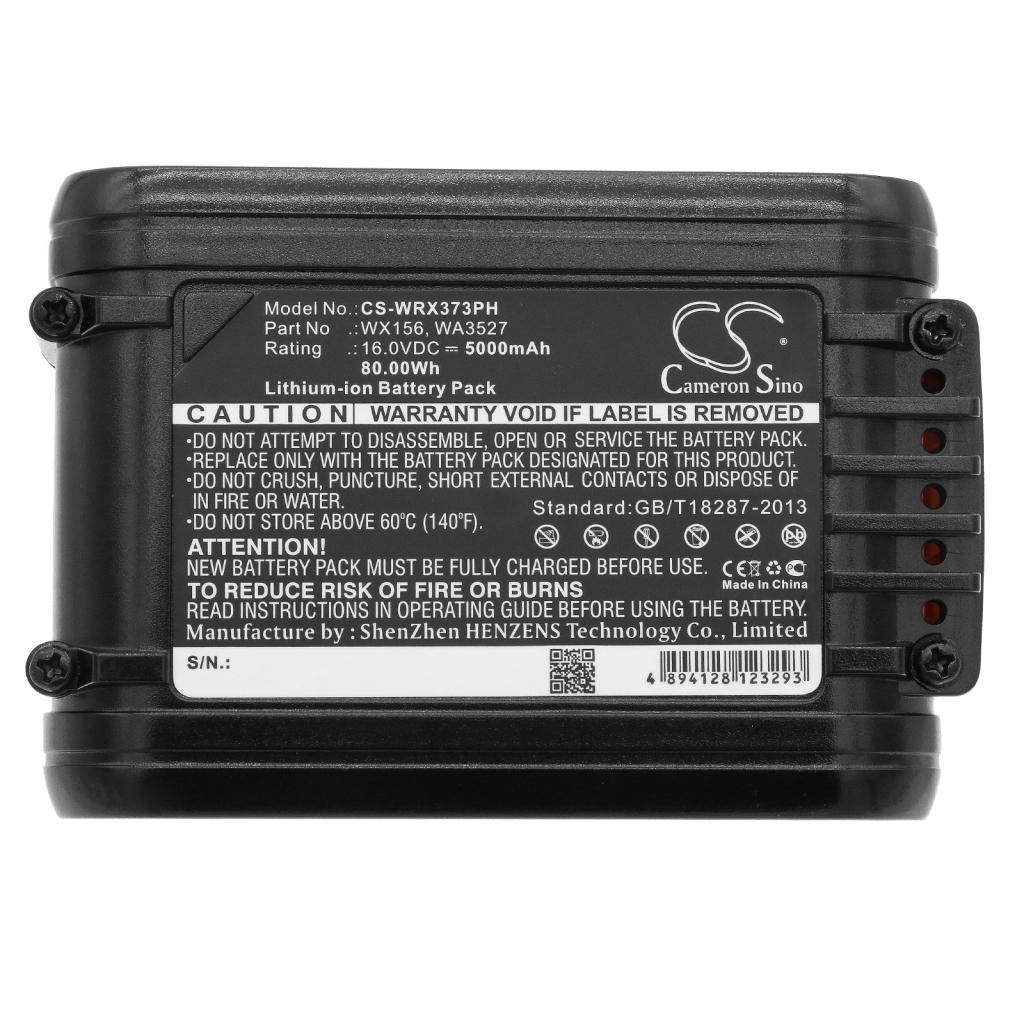 Batterijen Vervangt WX156