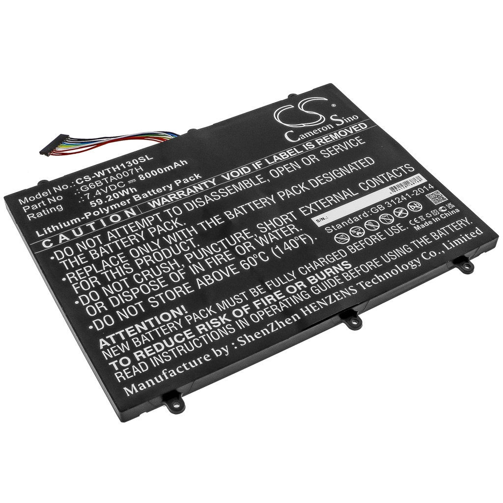 Tablet batterijen Wacom CS-WTH130SL