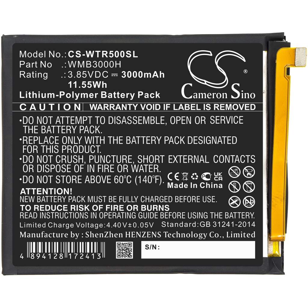 Batterij voor mobiele telefoon Walton CS-WTR500SL