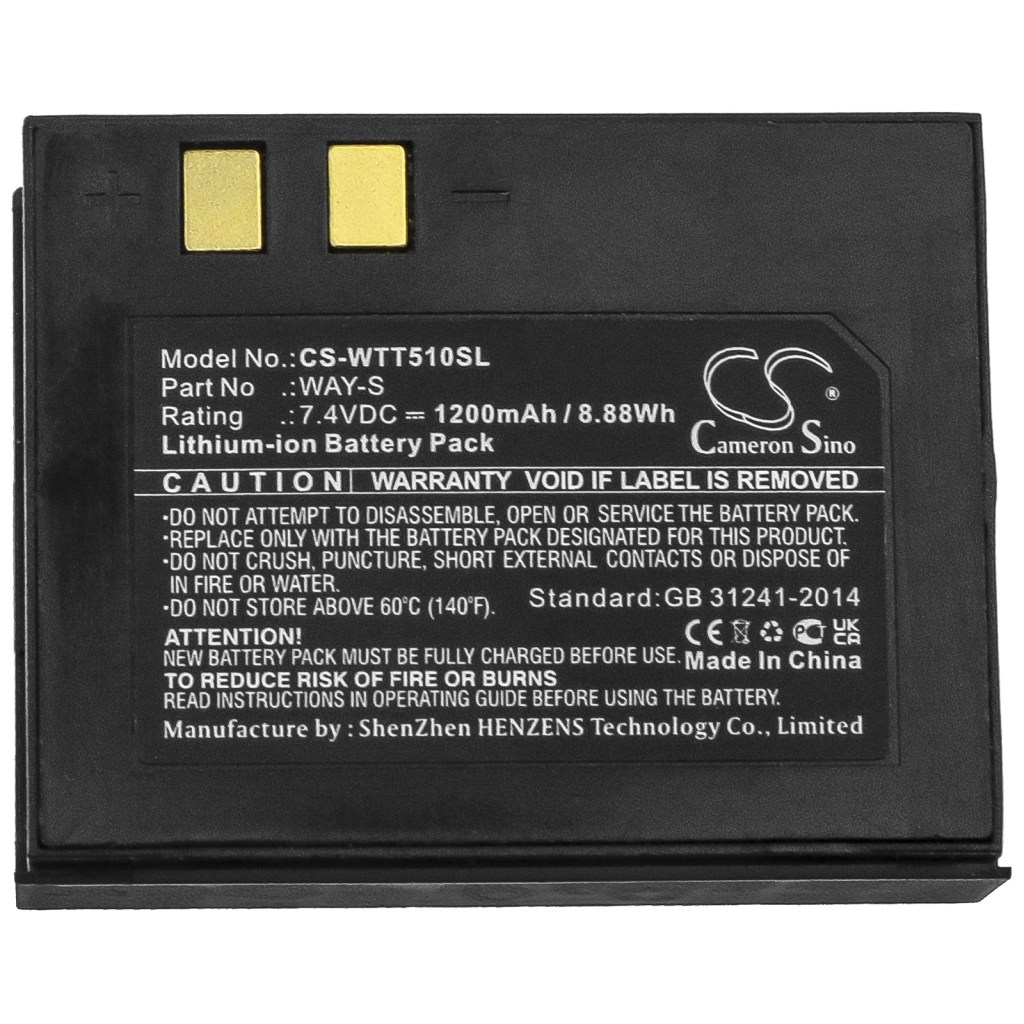 Printerbatterij Way systems CS-WTT510SL