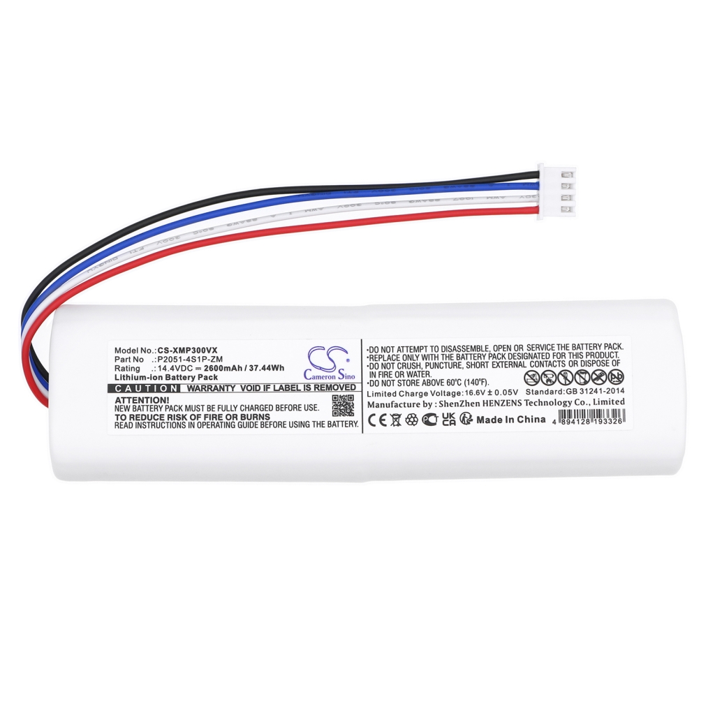 Batterijen Vervangt P2051-4S1P-ZM