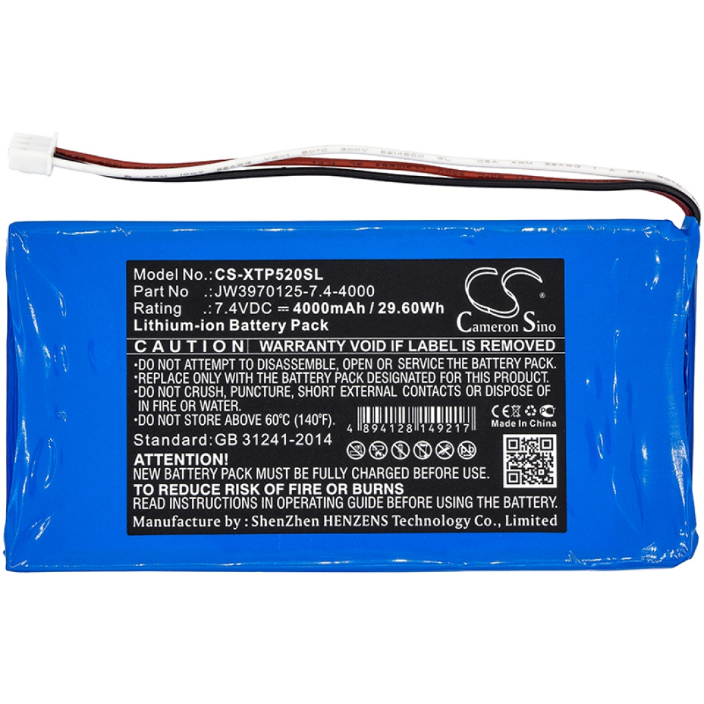 Batterijen Batterij voor apparatuur CS-XTP520SL