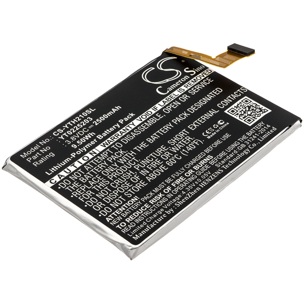 Batterij voor mobiele telefoon Yota CS-YTH210SL