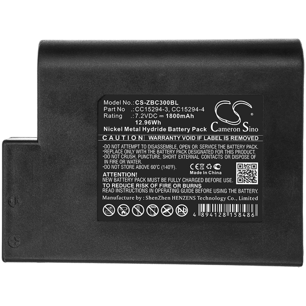 Printerbatterij Zebra CS-ZBC300BL