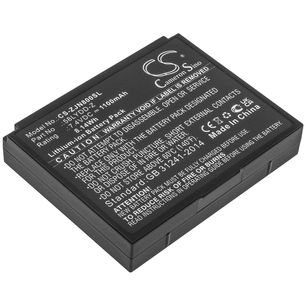 Batterijen Printerbatterij CS-ZJN800SL