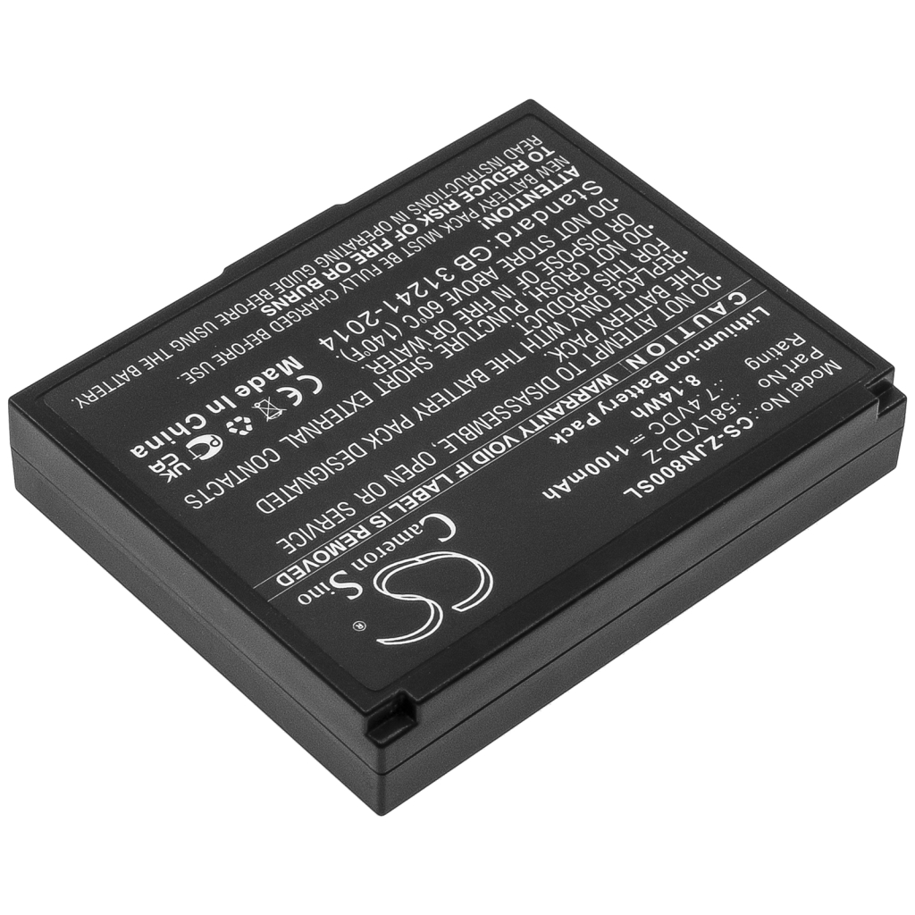 Batterijen Printerbatterij CS-ZJN800SL