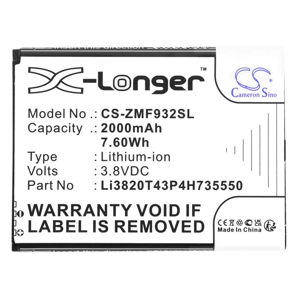 Batterijen Hotspot Batterij CS-ZMF932SL