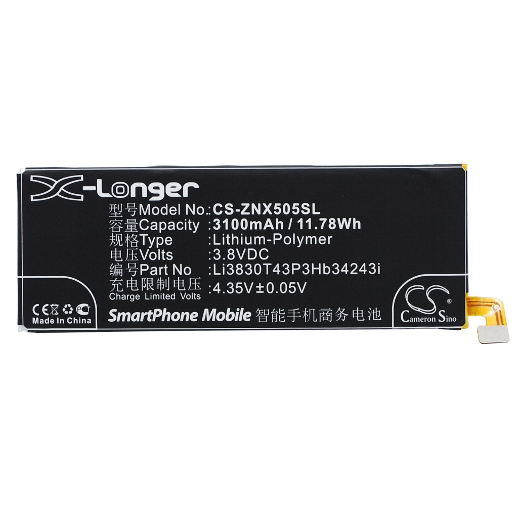 Batterij voor mobiele telefoon ZTE NX505J (CS-ZNX505SL)