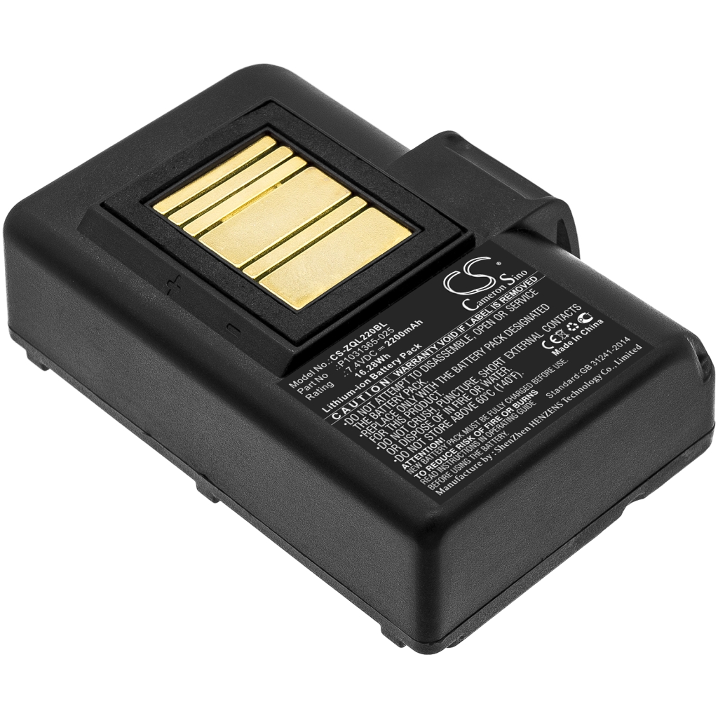 Printerbatterij Zebra CS-ZQL220BL