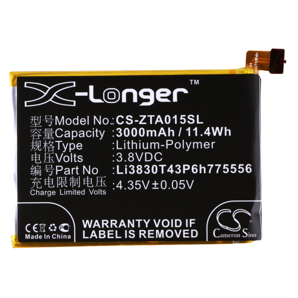 Batterijen Vervangt Li3830T43P6h775556