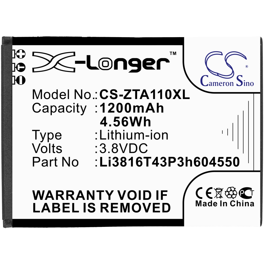 Batterijen Vervangt Li3816T43P3h604550