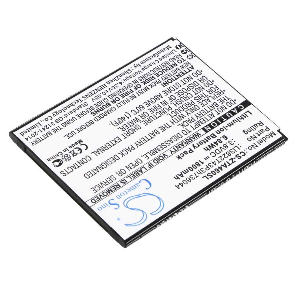 Batterij voor mobiele telefoon ZTE Blade A460 (CS-ZTA460SL)