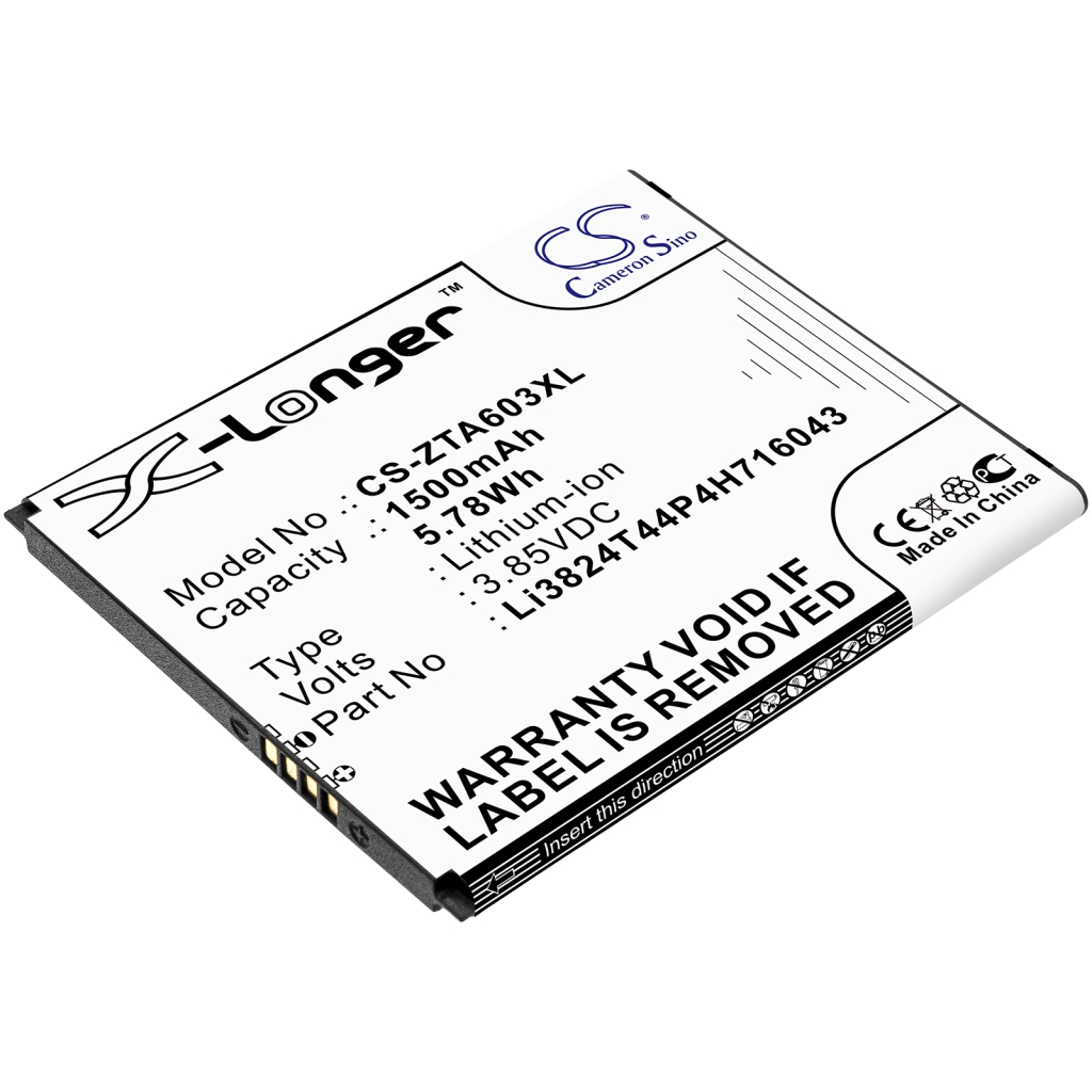 Batterijen Vervangt Li3824T44P4H716043