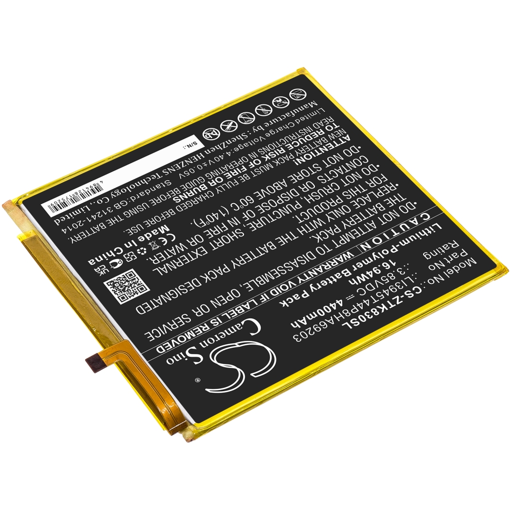 Tablet batterijen ZTE CS-ZTK830SL