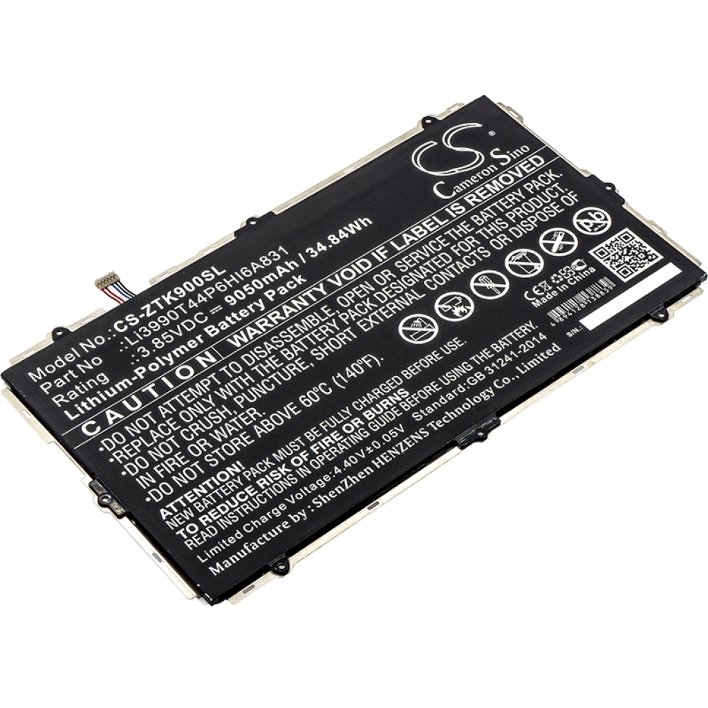 Tablet batterijen ZTE CS-ZTK900SL