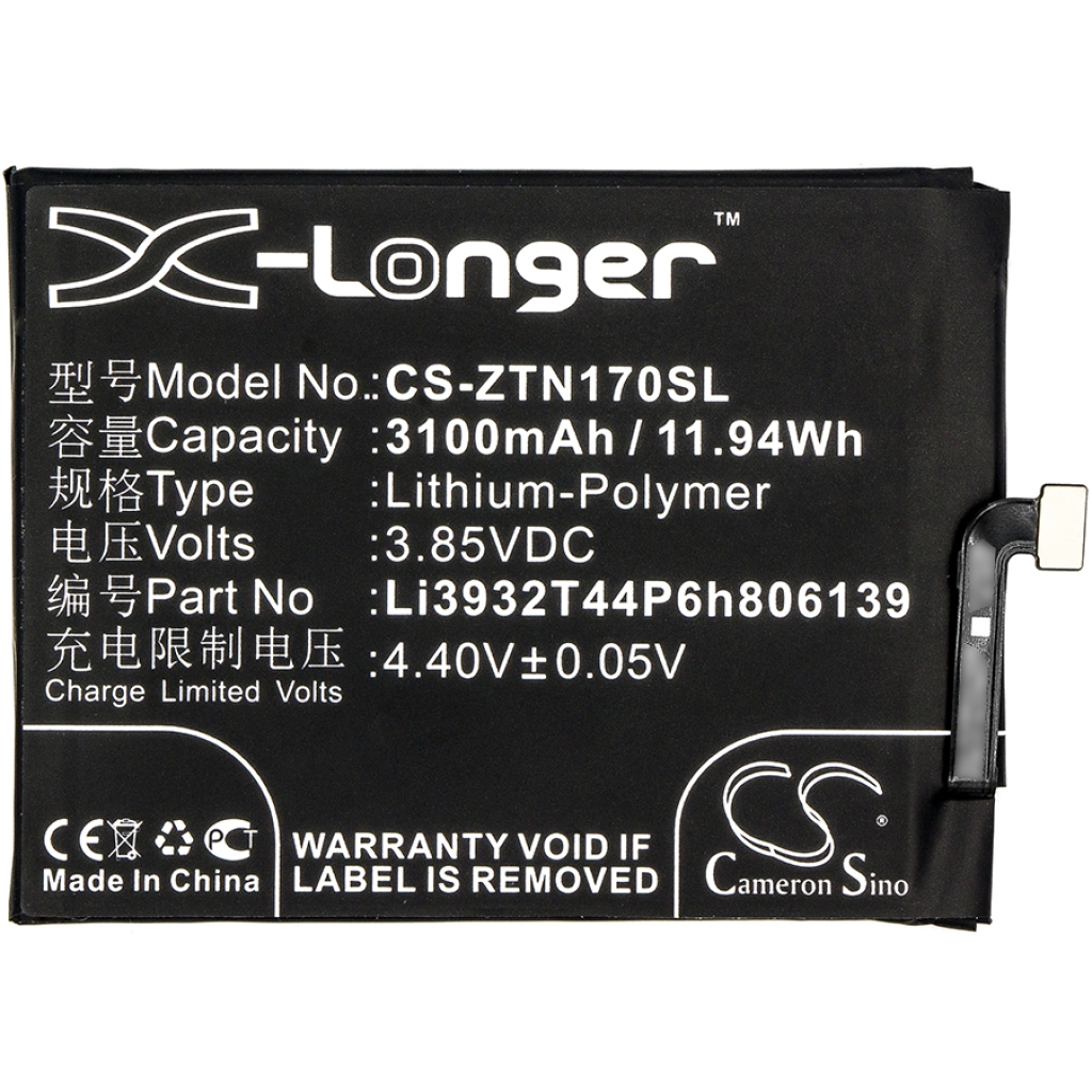 Batterijen Vervangt Li3932T44P6h806139