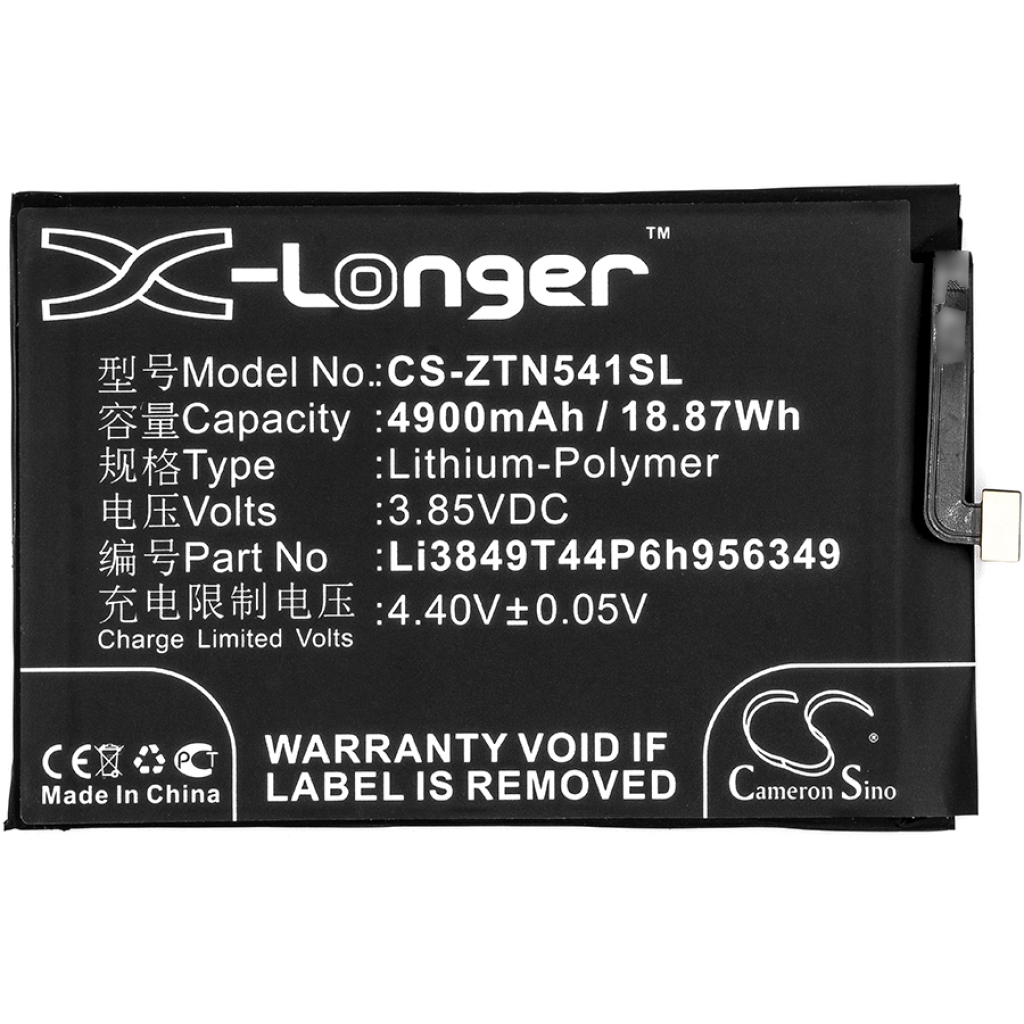 Batterijen Vervangt Li3849T44P6h956349