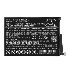 Compatibele batterijvervanging voor ZTE BL-49S-976546