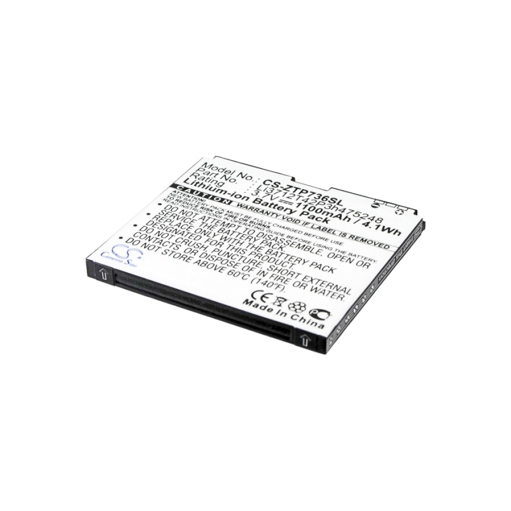 Batterijen Vervangt Li3712T42P3h475248