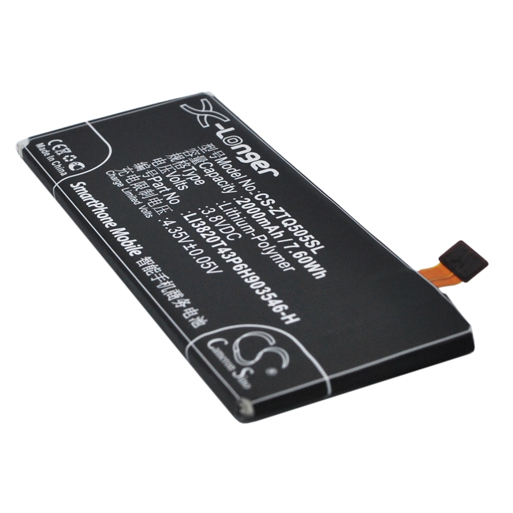 Batterij voor mobiele telefoon ZTE Overture 2 (CS-ZTQ505SL)