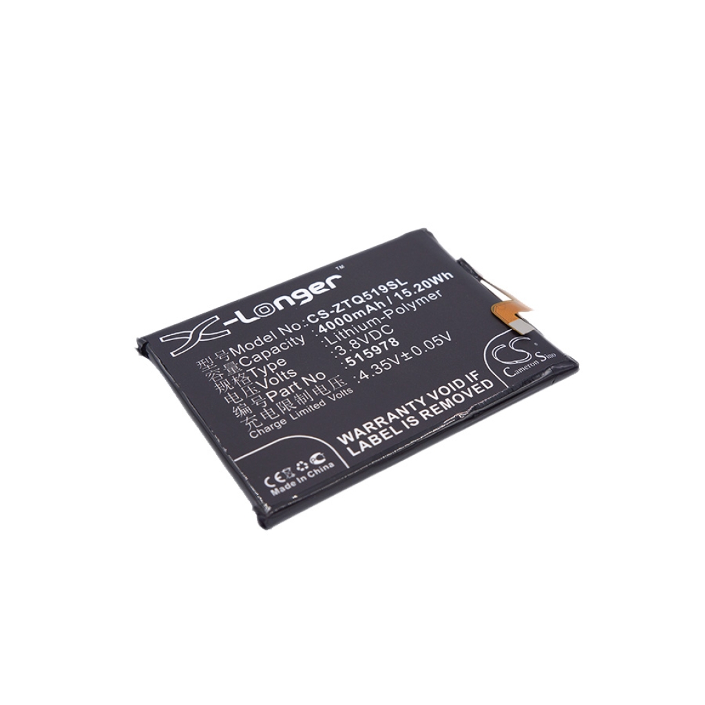 Batterij voor mobiele telefoon ZTE Q519C (CS-ZTQ519SL)