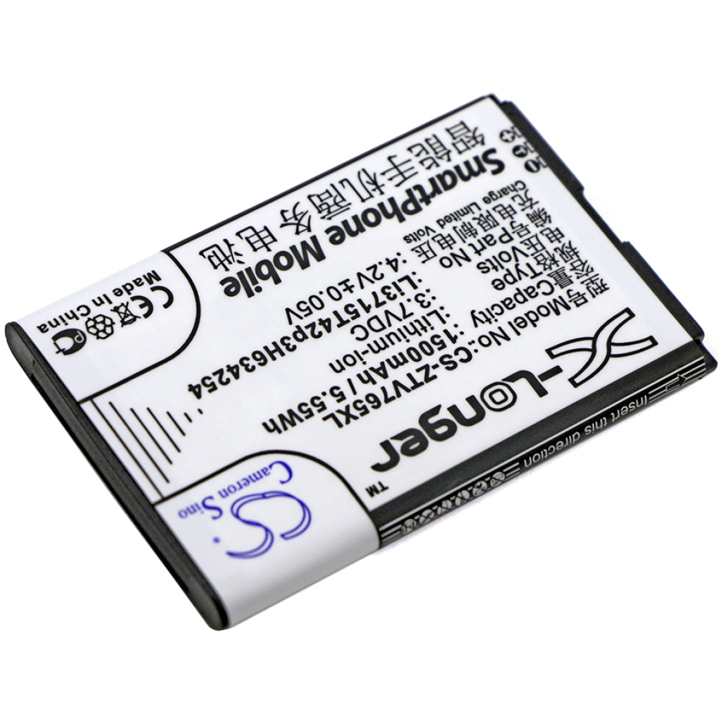 Batterij voor mobiele telefoon ZTE V765 (CS-ZTV765XL)