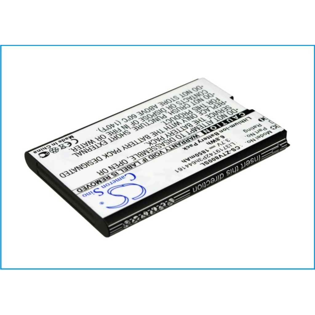 Batterijen Vervangt Li3717T42P3h644161