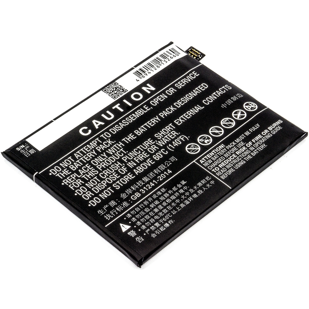 Compatibele batterijvervanging voor Nubia LI3936T44P6H836542