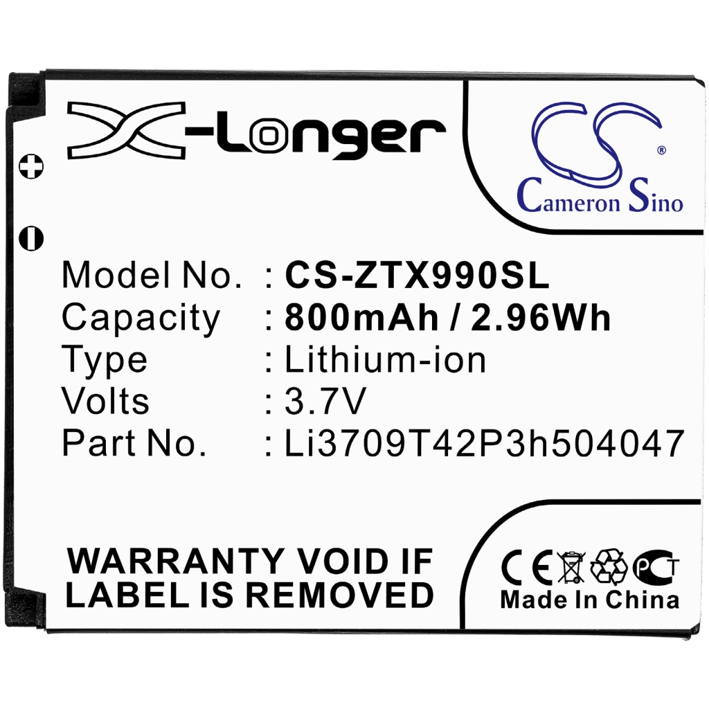 Batterij voor mobiele telefoon ZTE Z331