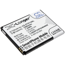 Compatibele batterijvervanging voor ZTE LI3820T43P3H604655